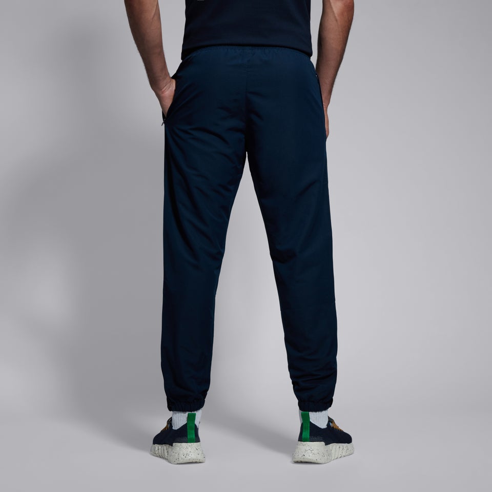 Mens Club Plain Tapered Cuff Track Pants Navy