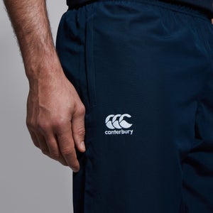 Mens Club Plain Tapered Cuff Track Pants Navy