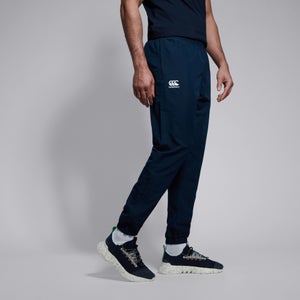 MENS CLUB PLAIN CUFFED TRACKPANT NAVY