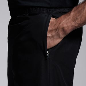 Mens Club Plain Tapered Cuff Track Pants Black