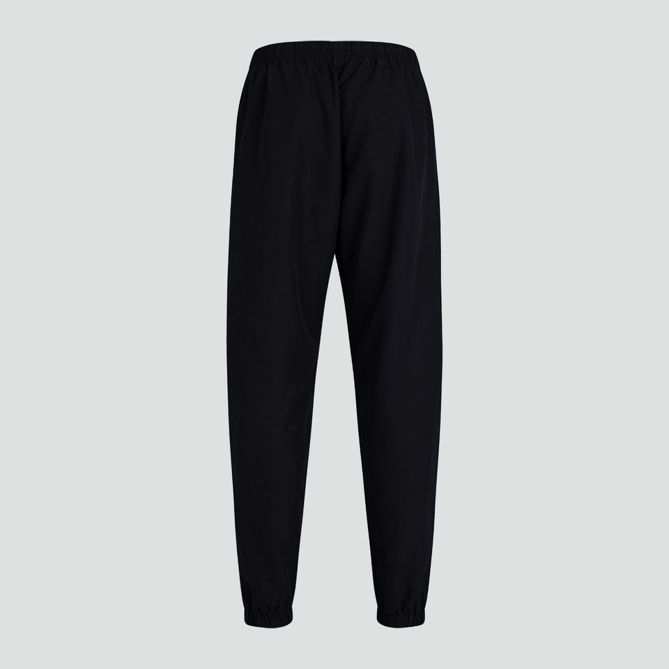 MENS CLUB PLAIN CUFFED TRACKPANT BLACK