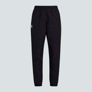 Mens Club Plain Tapered Cuff Track Pants Black