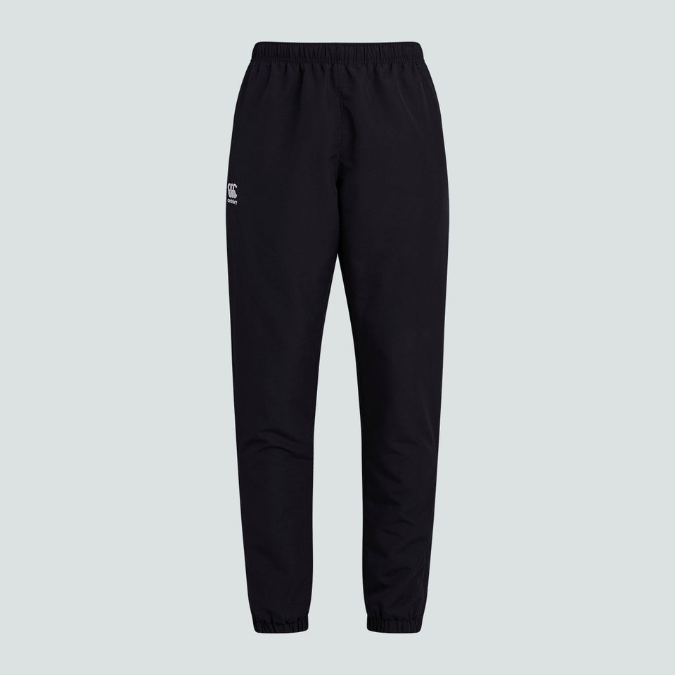 MENS CLUB PLAIN CUFFED TRACKPANT BLACK