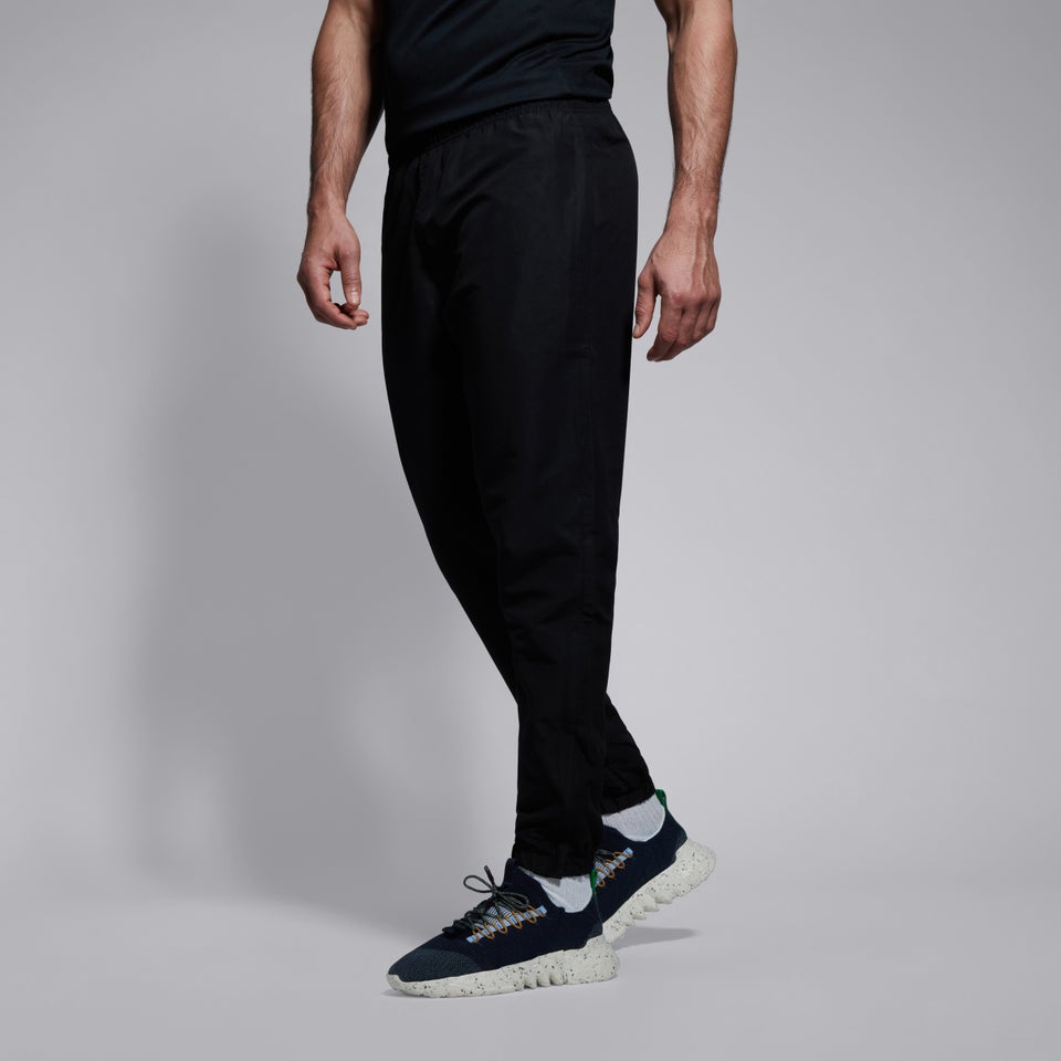 Mens Club Plain Tapered Cuff Track Pants Black