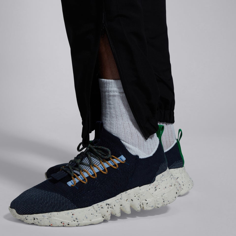 MENS CLUB PLAIN CUFFED TRACKPANT BLACK