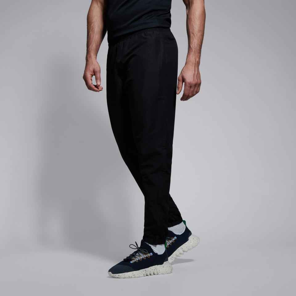 MENS CLUB PLAIN CUFFED TRACKPANT BLACK