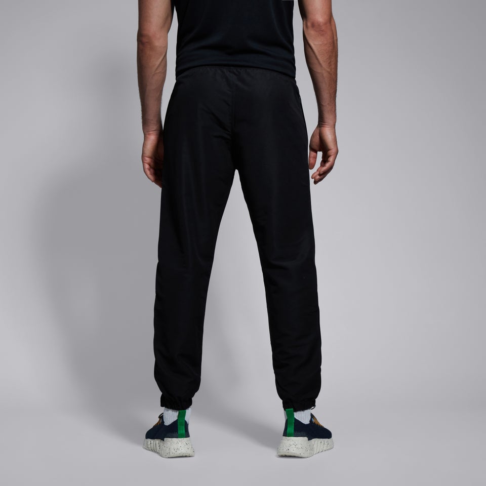 Mens Club Plain Tapered Cuff Track Pants Black