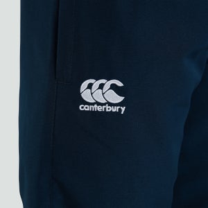 Junior Unisex Club Plain Tapered Cuff Track Pants Navy