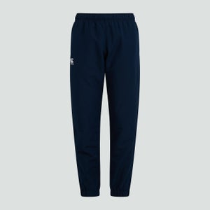 Junior Unisex Club Plain Tapered Cuff Track Pants Navy