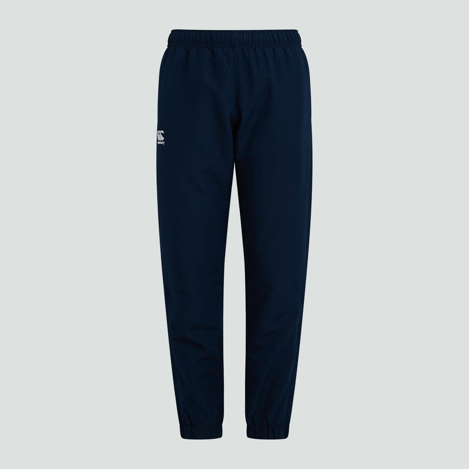 Junior Unisex Club Plain Tapered Cuff Track Pants Navy