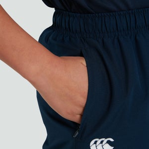 Junior Unisex Club Plain Tapered Cuff Track Pants Navy