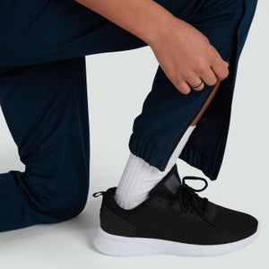 Junior Unisex Club Plain Tapered Cuff Track Pants Navy