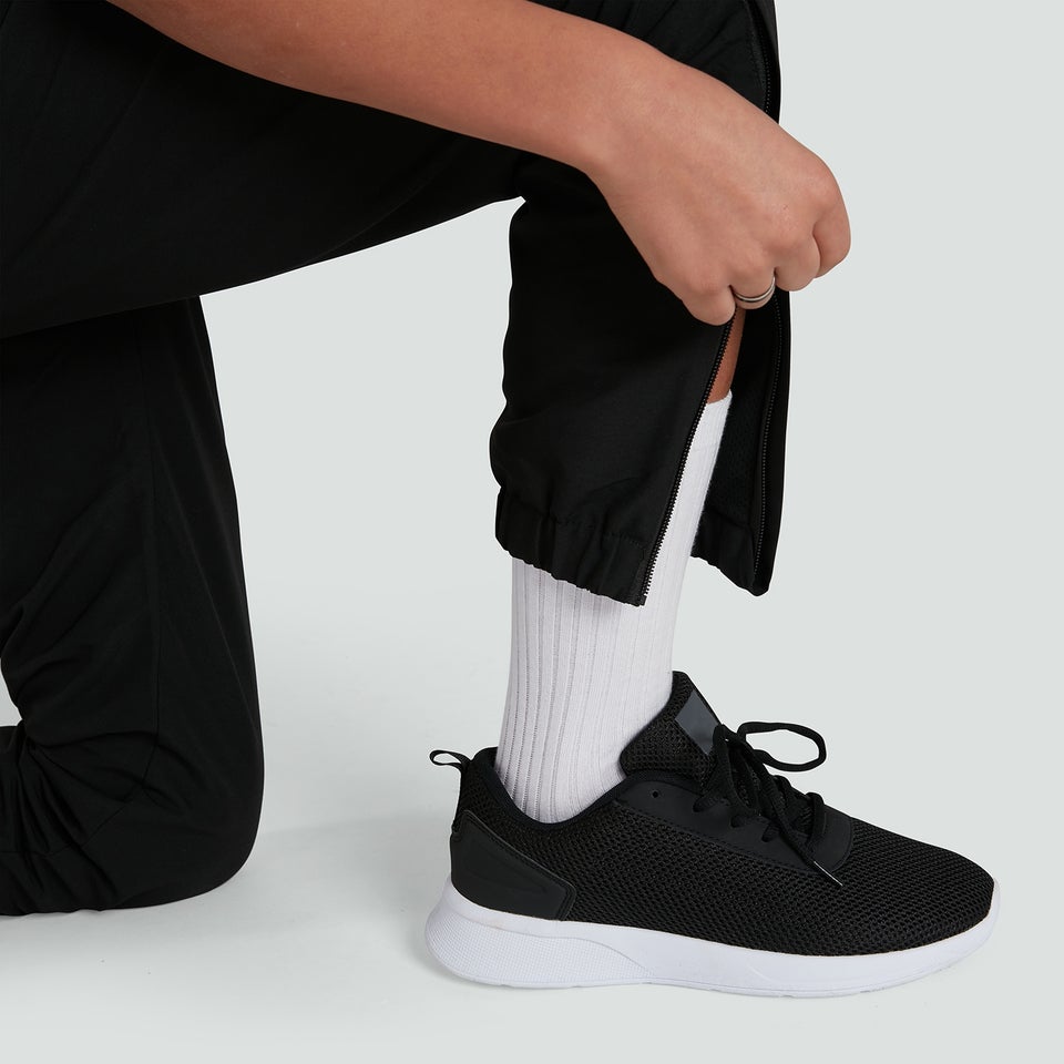 KIDS CLUB PLAIN CUFFED TRACKPANT BLACK