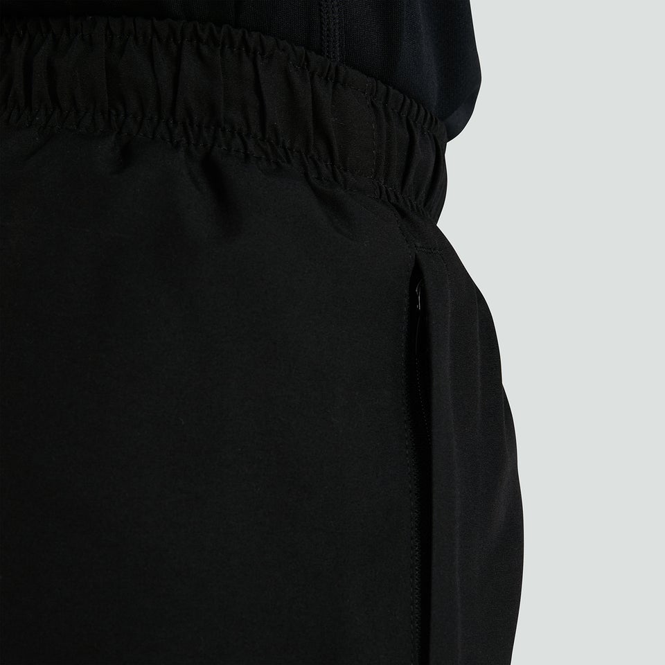 Junior Unisex Club Plain Tapered Cuff Track Pants Black