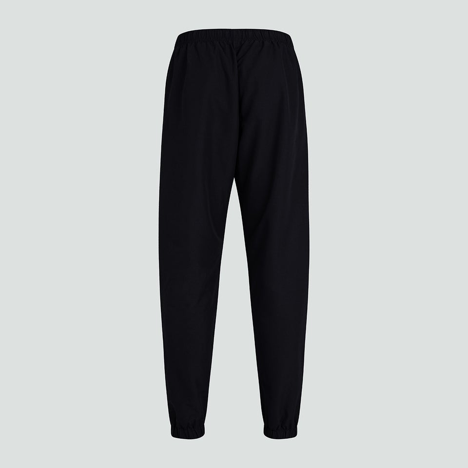 Junior Unisex Club Plain Tapered Cuff Track Pants Black