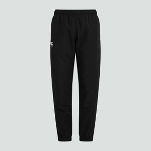 Junior Unisex Club Plain Tapered Cuff Track Pants Black