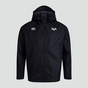 MENS OSPREYS RAIN JACKET BLACK - XS