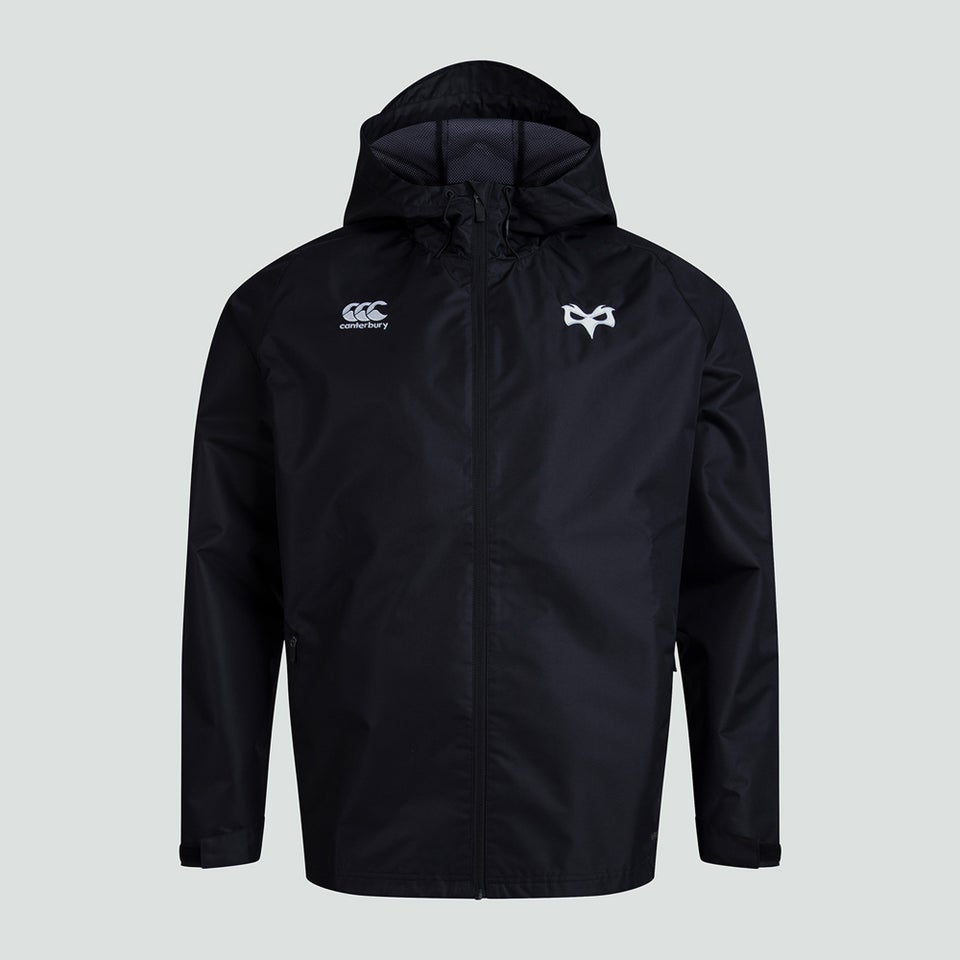 Mens Ospreys Rain Jacket Black