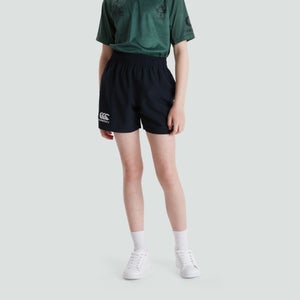 CANTERBURY IRE WOVEN SHORT JU BLACK/DARK PURPLE