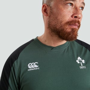 Mens Long Sleeved Cotton Tee Green