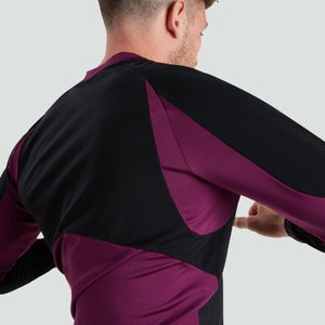 Mens Ireland Tech Drill Top Purple