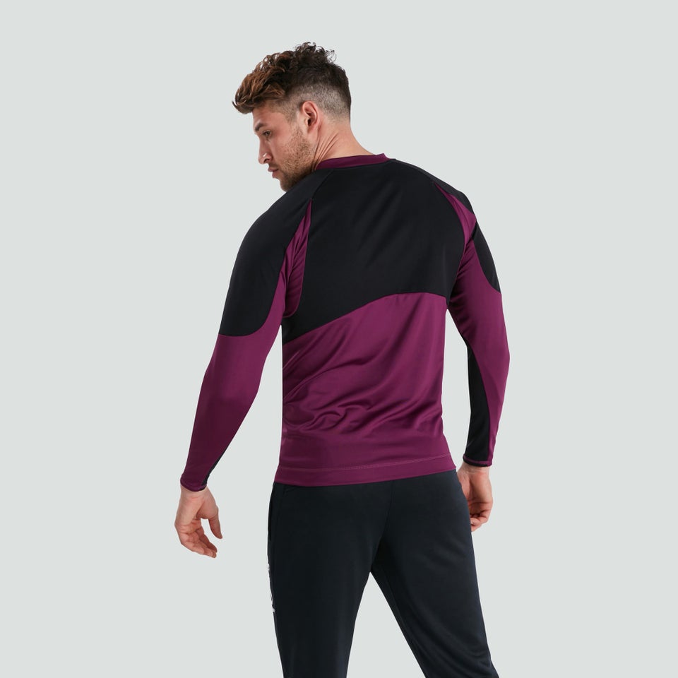 Mens Ireland Tech Drill Top Purple