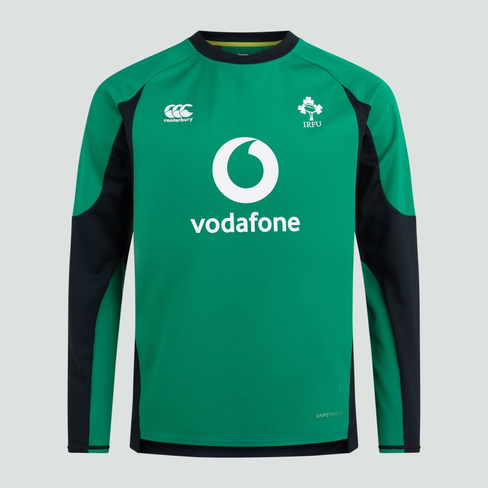 Mens Ireland Tech Drill Top Green