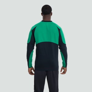 Mens Ireland Tech Drill Top Green