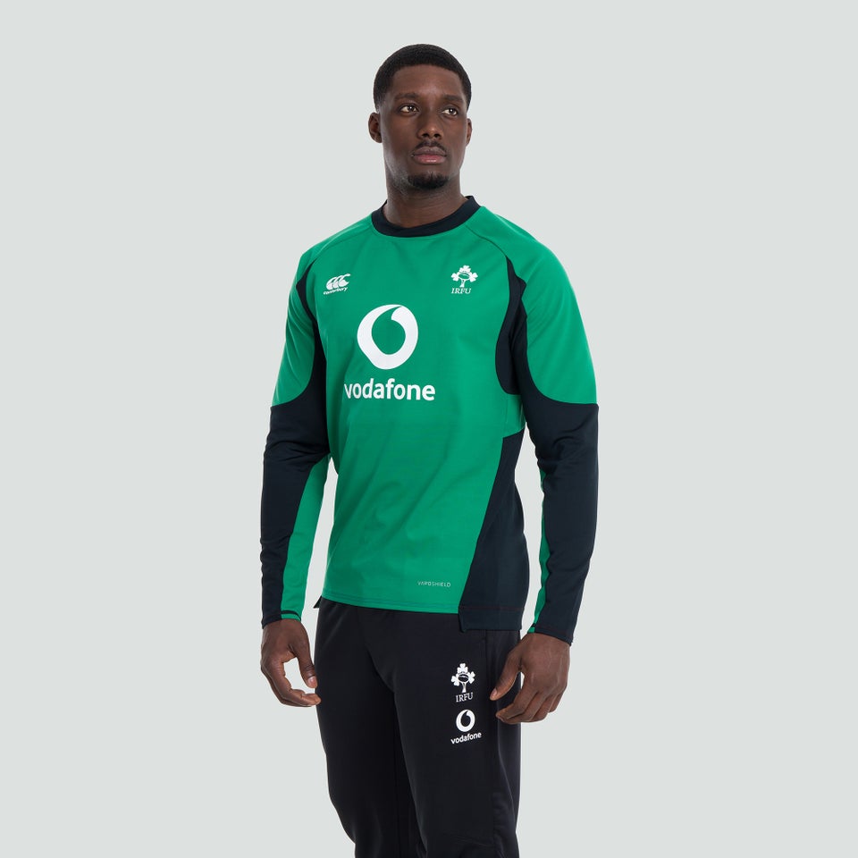 Mens Ireland Tech Drill Top Green