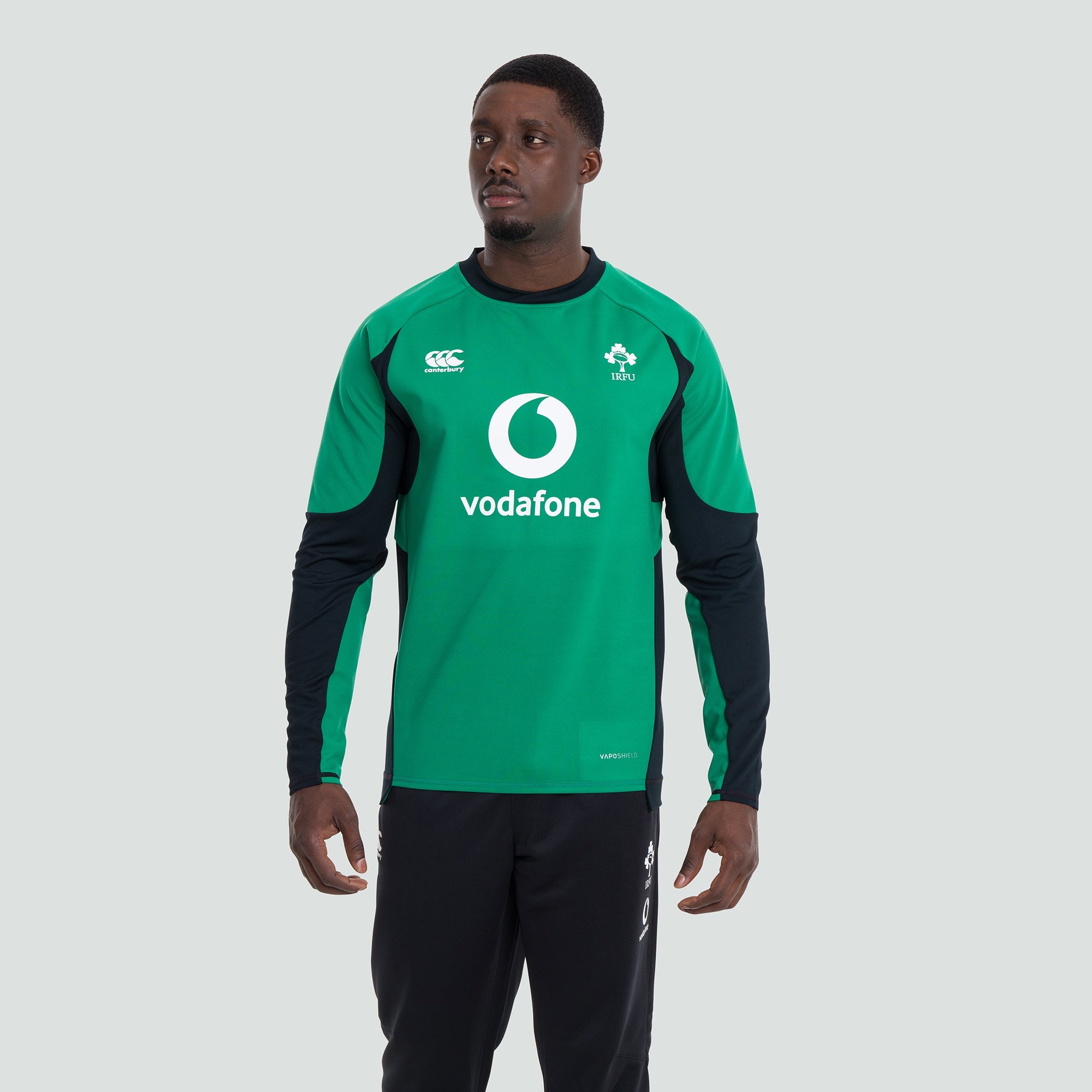 Mens Ireland Tech Drill Top Green | Canterbury