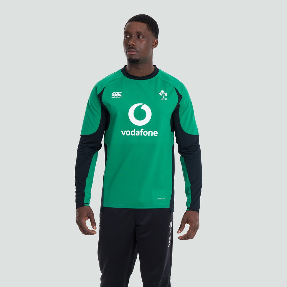 Mens Ireland Tech Drill Top Green