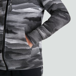 Junior Unisex Full Zip Hoody Black