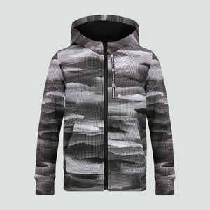 Junior Unisex Full Zip Hoody Black