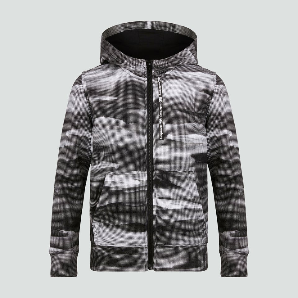 Junior Unisex Full Zip Hoody Black