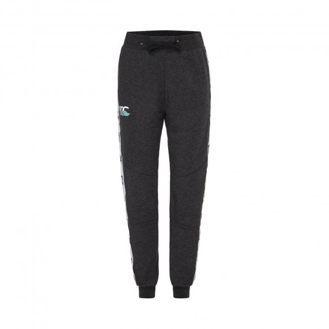 Womens Stadium Braid Hybrid Track Pants Black