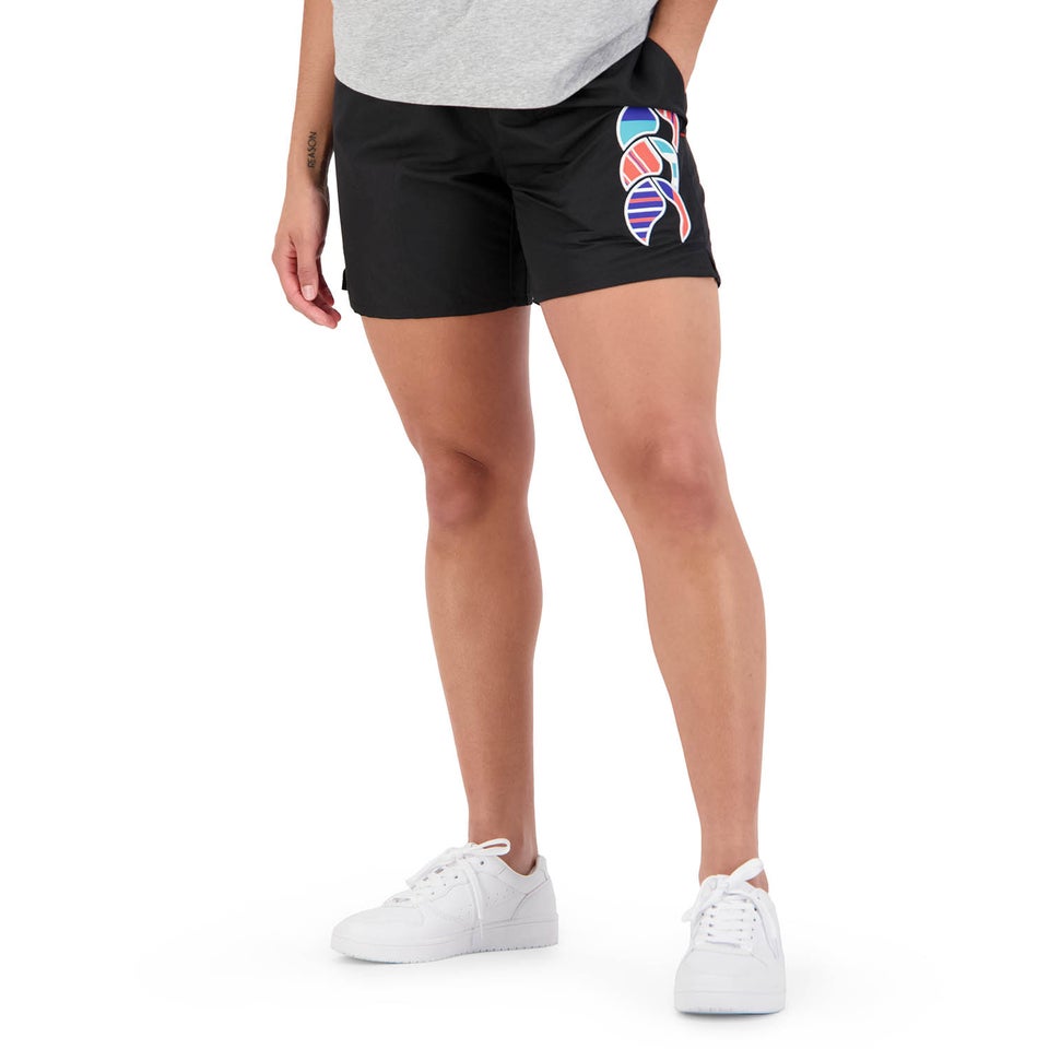 Womens Uglies 5 Inch Tactic Shorts Black
