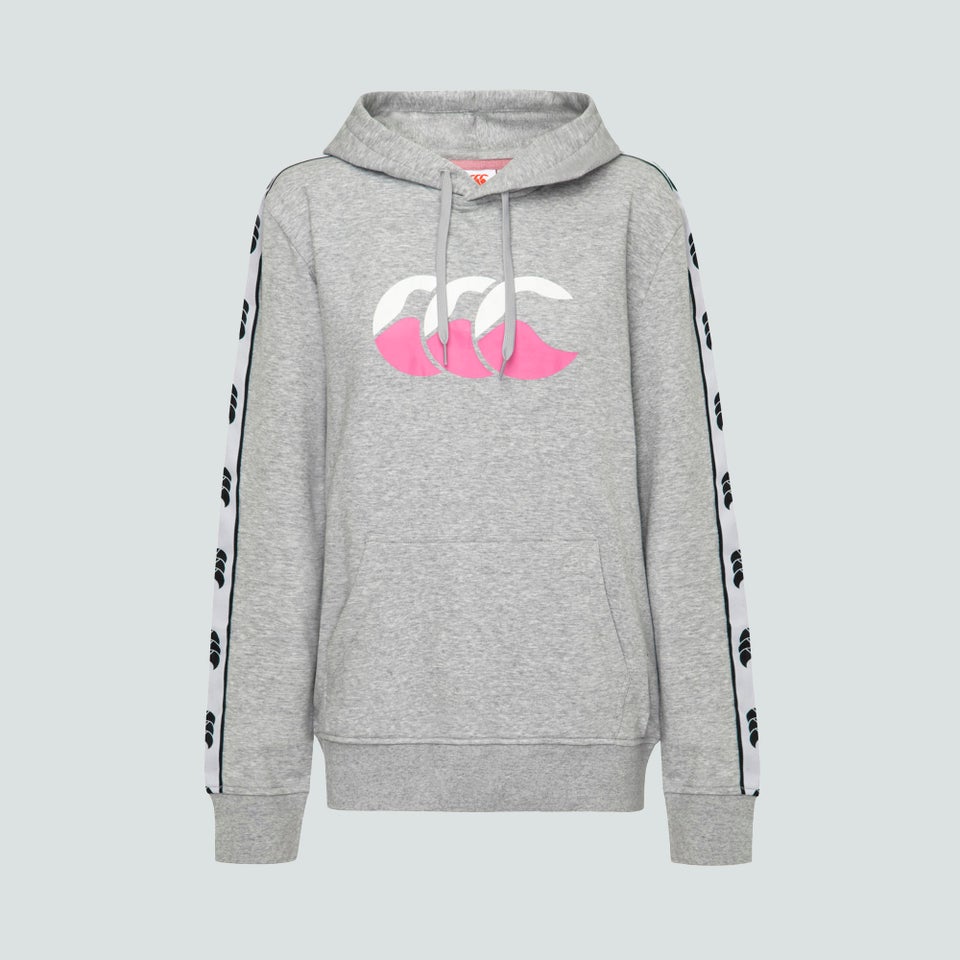 Womens Stadium Braid Hoody Grey