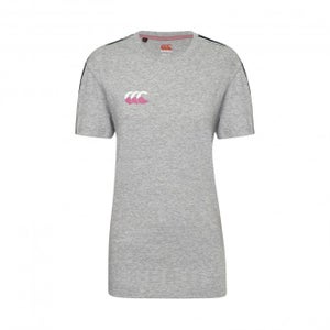 Womens Stadium Braid Tee Grey