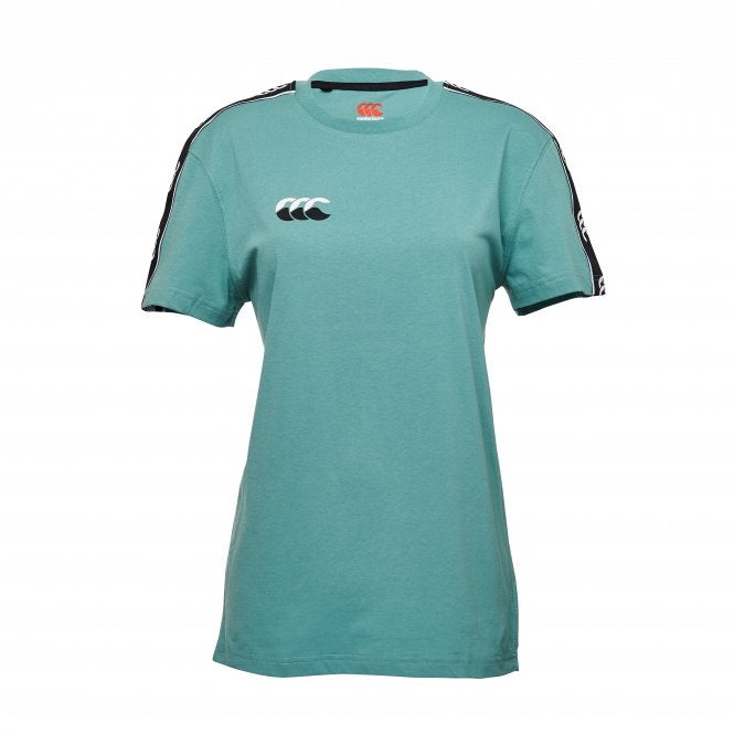 Womens Stadium Braid Tee Blue