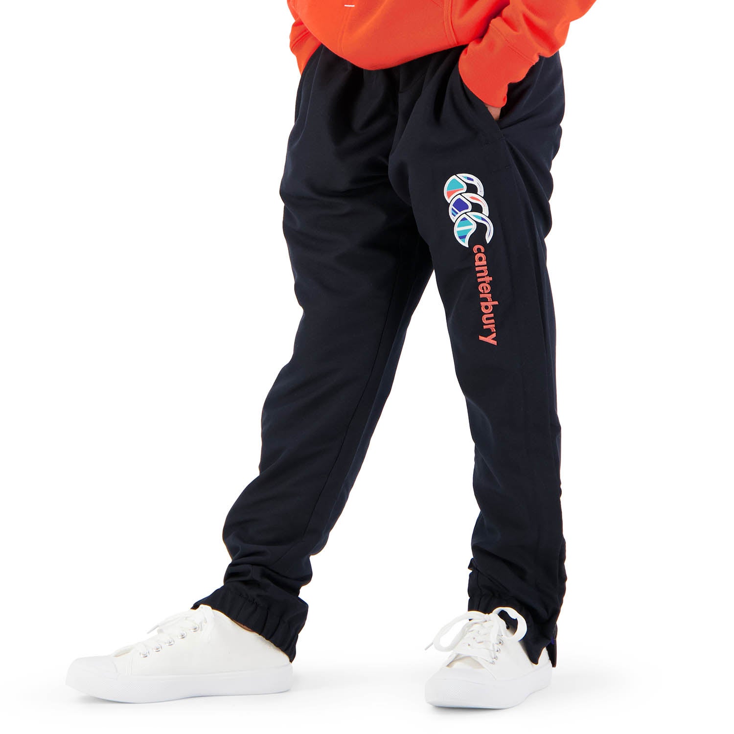 Junior Girls Uglies Tapered Cuff Pants Black