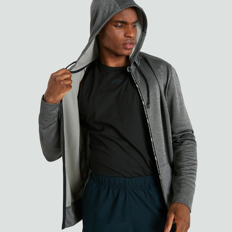 Mens Anz Pitch Hoody Grey