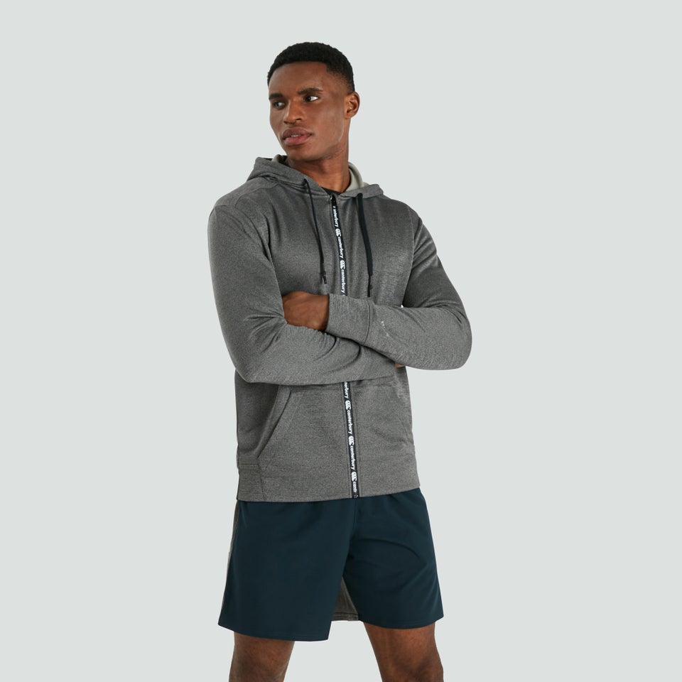 Mens Anz Pitch Hoody Grey