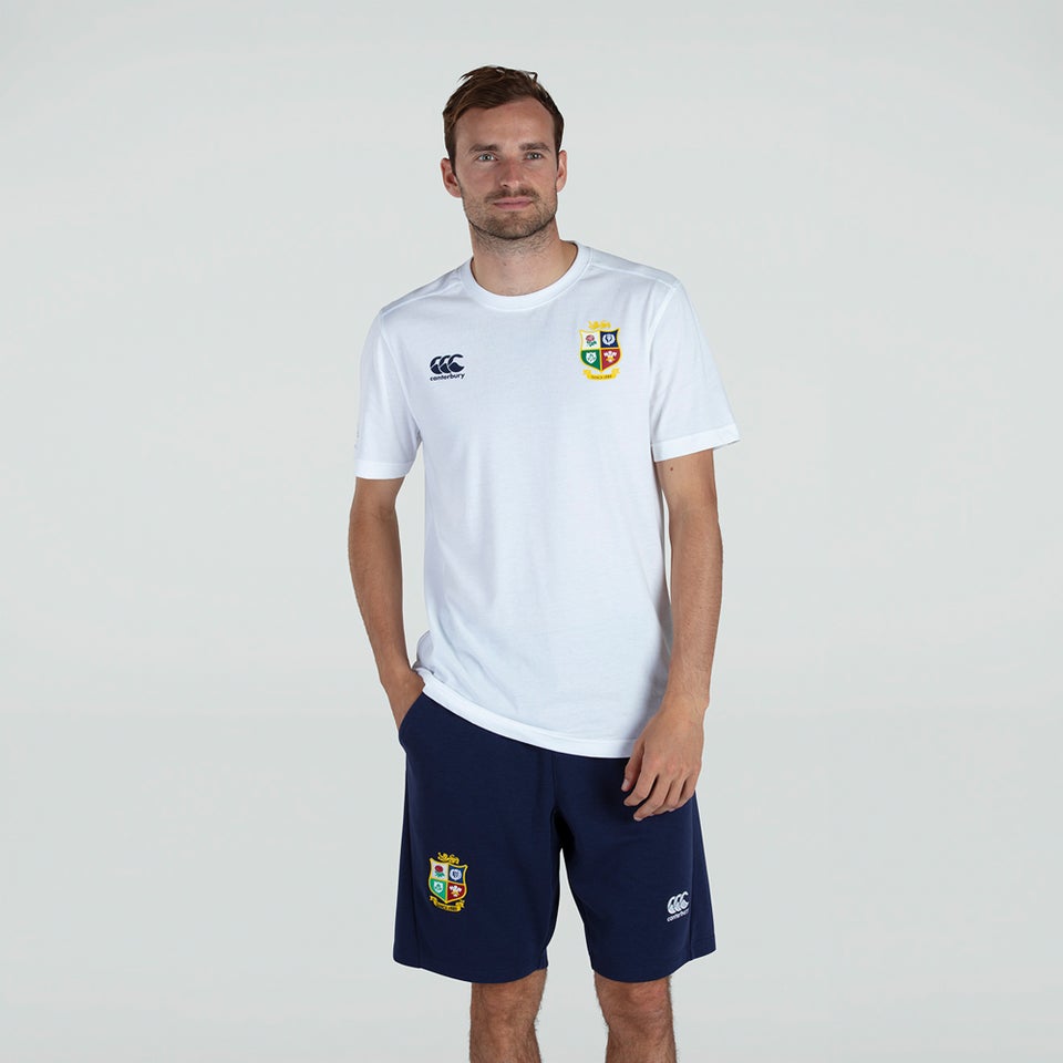 Mens British & Irish Lions Vapodri Fleece Shorts Blue