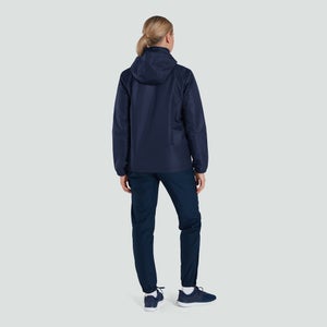 CANTERBURY CLUB VAPOSHIELD FZ RAIN JACKET AF NAVY