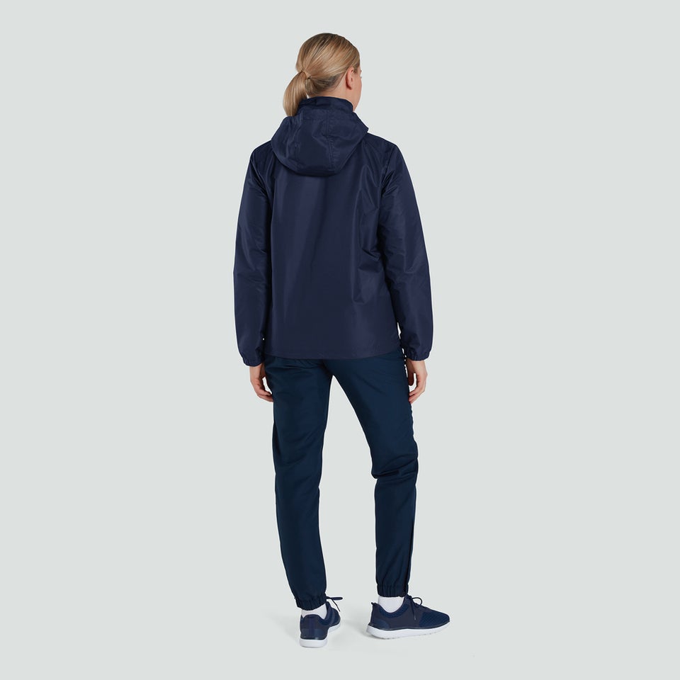 CANTERBURY CLUB VAPOSHIELD FZ RAIN JACKET AF NAVY