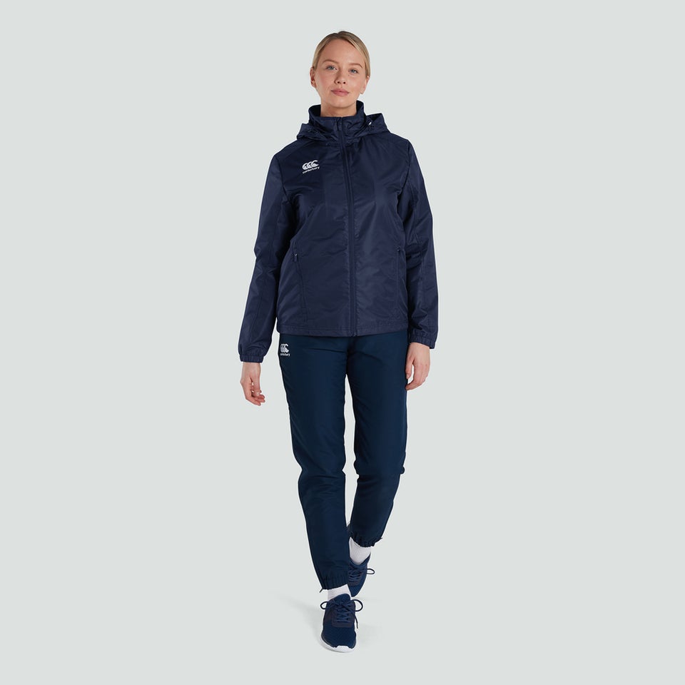 CANTERBURY CLUB VAPOSHIELD FZ RAIN JACKET AF NAVY