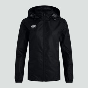 Womens Club Vaposhield Full Zip Rain Jacket Black