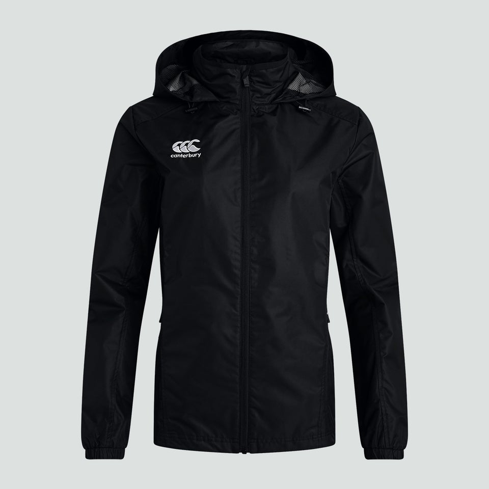 Womens Club Vaposhield Full Zip Rain Jacket Black