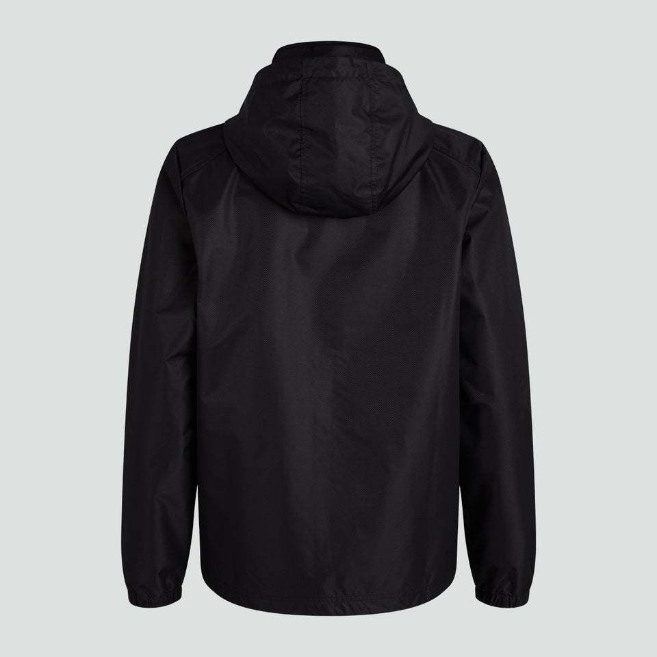 CANTERBURY CLUB VAPOSHIELD FZ RAIN JACKET AF BLACK