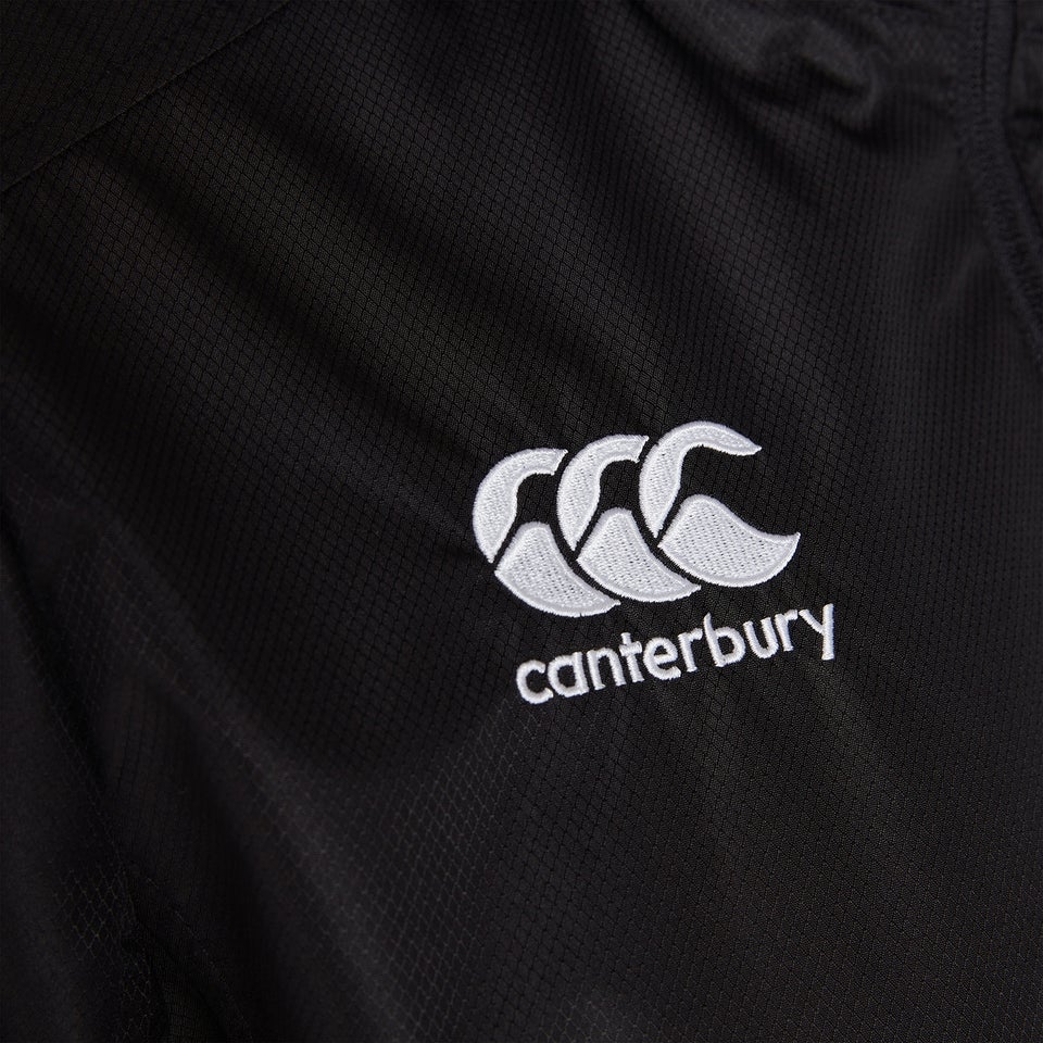 CANTERBURY CLUB VAPOSHIELD FZ RAIN JACKET AF BLACK